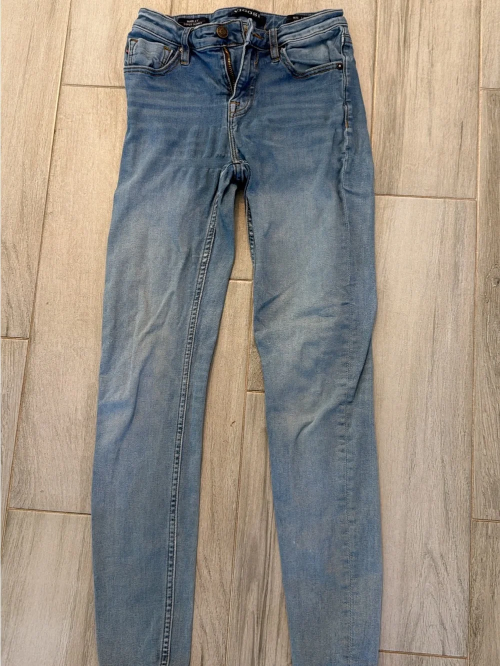 Vigoss Light Blue Skinny Jeans for Women